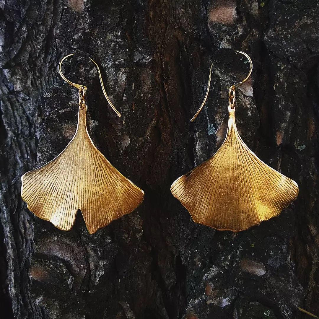 Örhängen Ginkgo Biloba